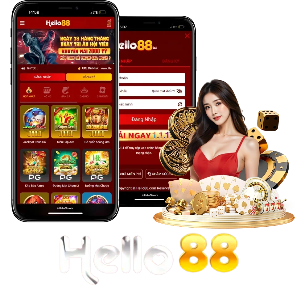 Ứng dụng di động Hello88